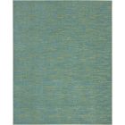 Nourison Home Essentials NRE01 7' x 10' Blue Green Outdoor Rug (Dropshippable)