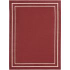 Nourison Home Essentials NRE02 8' x 10' Brick/Ivory Contemporary Rug (Dropshippable)