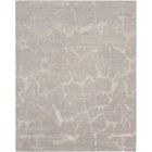 Nourison Home Silk Shadows SHA02 7'9" x 9'9" Silver Modern Indoor Rug (Dropshippable)