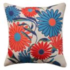 Nourison Home Aloha Indoor/Outdoor 20" x 20" Ivory Multicolor Throw Pillow