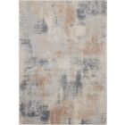 Nourison Home Rustic Textures RUS02 5'3" x 7'3" Beige/Grey Modern Indoor Rug (Dropshippable)