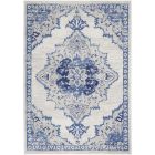 Nourison Home Whimsicle WHS14 6' x 9' Ivory Blue Bohemian Indoor Rug (Dropshippable)