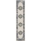 Nourison Home Passion PSN03 2'2" x 10' Ivory/Grey/Blue Vintage Indoor Rug (Dropshippable)