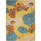 Nourison Home Allur ALR06 5'3" x 7'3" Yellow Multicolor Rectangle Contemporary Indoor Rug (Dropshippable)