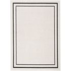 Nourison Home Essentials NRE02 4' x 6' Ivory/Black Contemporary Rug (Dropshippable)