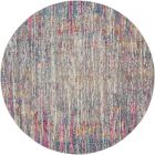 Nourison Home Passion PSN09 8' x Round Ivory/Multi Modern Indoor Rug (Dropshippable)