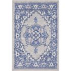 Nourison Home Whimsicle WHS03 2' x 3' Grey Blue Farmhouse Indoor Rug (Dropshippable)