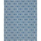 Nourison Home Jubilant JUB19 7'10" x 9'10" Blue Contemporary Indoor Rug (Dropshippable)