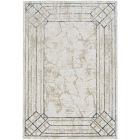 Nourison Home Glitz GLZ03 3'11" x 5'11" Ivory/Taupe Modern Indoor Rug