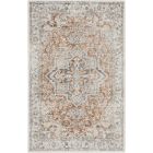 Nourison Home Astra Machine Washable ASW12 3'3" x 5' Gold Multicolor Rectangle Vintage Indoor Rug