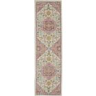 Nourison Home Passion PSN25 1'10" x 6' Ivory/Pink Bohemian Indoor Rug (Dropshippable)