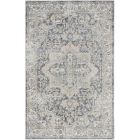 Nourison Home Astra Machine Washable ASW12 3'3" x 5' Grey Blue Rectangle Vintage Indoor Rug