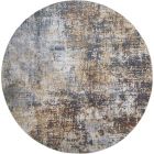 Nourison Home Astra Machine Washable ASW07 5'3" x Round Multicolor Modern Indoor Rug