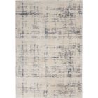 Nourison Home Rustic Textures RUS06 3'11" x 5'11" Ivory/Blue Modern Indoor Rug (Dropshippable)