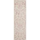 Nourison Home Jubilant JUB09 2'3" x 7'3" Ivory/Pink Vintage Indoor Rug (Dropshippable)