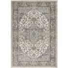 Nourison Home Quarry QUA05 3'9" x 5'9" Ivory/Grey Farmhouse Indoor Rug (Dropshippable)