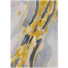 Nourison Home Prismatic PRS24 2' x 3' Grey/Gold Modern Indoor Rug (Dropshippable)