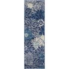 Nourison Home Passion PSN17 1'10" x 6' Navy/Ivory Contemporary Indoor Rug (Dropshippable)