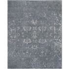 Nourison Home Silk Shadows SHA15 7'9" x 9'9" Blue/Stone Vintage Indoor Rug (Dropshippable)
