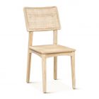 Home Trends & Design Casablanca 18" Dining Chair in Natural White (CL1A) - CLEARANCE SALE