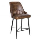 Home Trends & Design Leeds 21" Counter Chair in Antique Whiskey (CL1A) - CLEARANCE SALE