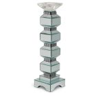 AICO Michael Amini Montreal 4-Tier Mirrored Candle Holder (2/Pack)