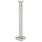 AICO Michael Amini Montreal Slender Mirrored Crystal Candle Holder Large (6/Pack)