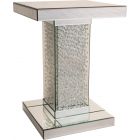 AICO Michael Amini Montreal Mirrored Accent Table with Crystals (Promo)