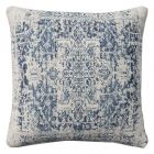 Nourison Home Nicole Curtis 20" x 20" Ivory Navy Indoor Throw Pillow