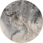 Nourison Home Maxell MAE08 7'10" x Round Grey Modern Indoor Rug (Dropshippable)