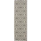 Nourison Home Jubilant JUB19 2'3" x 7'3" Grey Contemporary Indoor Rug (Dropshippable)