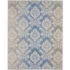 Nourison Home Elation ETN03 9' x 12' Ivory Blue Vintage Indoor Rug (Dropshippable)