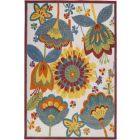 Nourison Home Aloha ALH25 3'6" x 5'6" Multicolor Rectangle Contemporary Rug (Dropshippable)