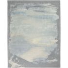Nourison Home Prismatic PRS19 9'9" x 13'9" Seafoam/Silver Modern Indoor Rug