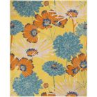 Nourison Home Allur ALR06 9' x 12' Yellow Multicolor Rectangle Contemporary Indoor Rug (Dropshippable)