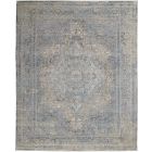 Nourison Home Starry Nights STN06 9'10" x 12'6" Cream Blue Vintage Indoor Rug (Dropshippable)