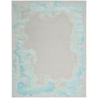 Nourison Home Prismatic PRS22 8'6" x 11'6" Sea Mist Blue Modern Indoor Rug