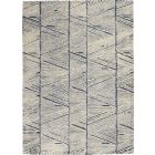 Nourison Home Colorado CLR01 3'9" x 5'9" White Blue Modern Indoor Rug (Dropshippable)