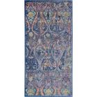 Nourison Home Ankara Global ANR08 2' x 4' Navy/Multicolor Rectangle Bohemian Indoor Rug