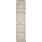 Nourison Home Grafix GRF37 2'3" x 12' Ivory/Grey Bohemian Indoor Rug (Dropshippable)