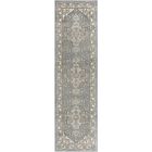 Nourison Home Quarry QUA05 2'2" x 7'6 Blue Vintage Indoor Rug (Dropshippable)