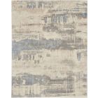 Nourison Home Solace SLA07 8' x 10' Ivory/Grey/Blue Modern Indoor Rug (Dropshippable)