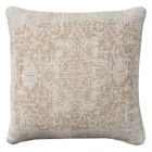 Nourison Home Nicole Curtis 20" x 20" Ivory Beige Indoor Throw Pillow