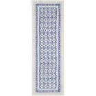 Nourison Home Whimsicle WHS13 2' x 8' Ivory Blue Farmhouse Indoor Rug (Dropshippable)
