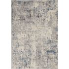 Nourison Home Rustic Textures RUS07 5'3" x 7'3" Ivory/Grey/Blue Modern Indoor Rug (Dropshippable)
