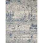 Nourison Home Rustic Textures RUS10 7'10" x 10'6" Ivory Blue Modern Indoor Rug (Dropshippable)