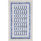 Nourison Home Whimsicle WHS13 3' x 5' Ivory Blue Farmhouse Indoor Rug (Dropshippable)