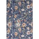 Nourison Home Washables NWB01 4' x 6' Navy Multicolor Vintage Indoor Rug (Dropshippable)