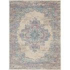 Nourison Home Grafix GRF14 6' x 9' Ivory/Pink Vintage Indoor Rug (Dropshippable)
