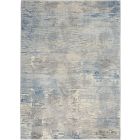 Nourison Home Solace SLA01 5'3" x 7'3" Ivory/Grey/Blue Modern Indoor Rug (Dropshippable)